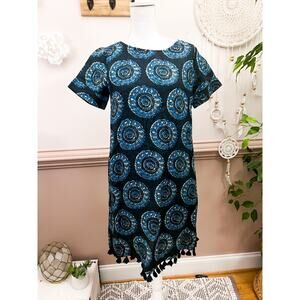 Robert Roller Rabbit Linen Shift Ambrose Hinata Dress NWT Size XS